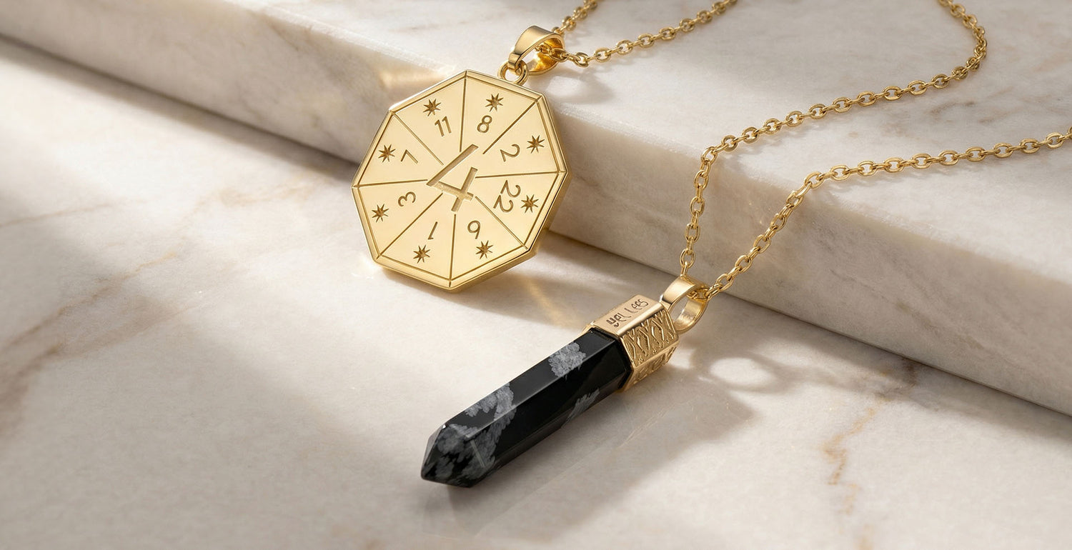 Kolekcja numerologiczna Budowniczy (4) – Pieczęć Fundamentu, amulet duszy