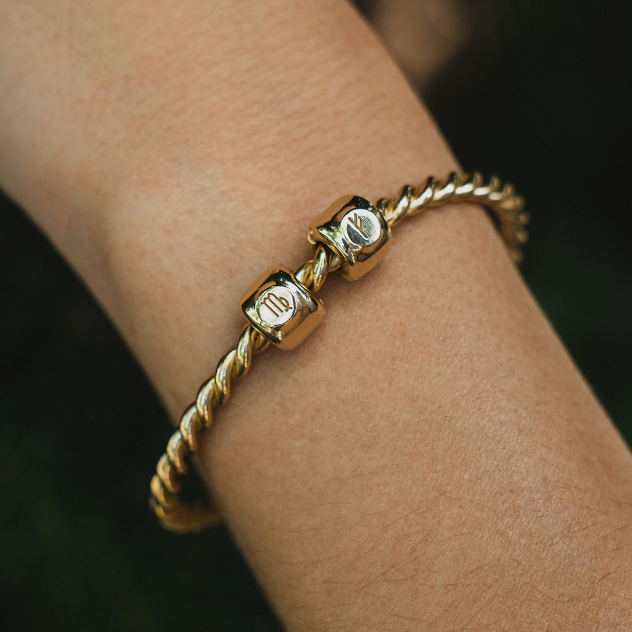 Charms ze znakiem zodiaku Panna – złoto próby 585, amulet znaku zodiaku