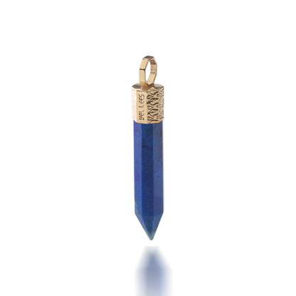 Zawieszka z lapis lazuli na złocie 585 – naturalny kamień ochronny, TERRA 44