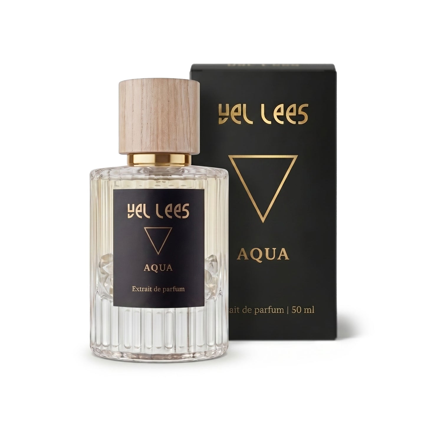 Perfumy VEL LEES Aqua – Kryształ Górski, extrait de parfum 50 ml – minimalistyczny flakon z naturalnym korkiem, świeża morsko-kwiatowa kompozycja o czystym, otulającym charakterze.